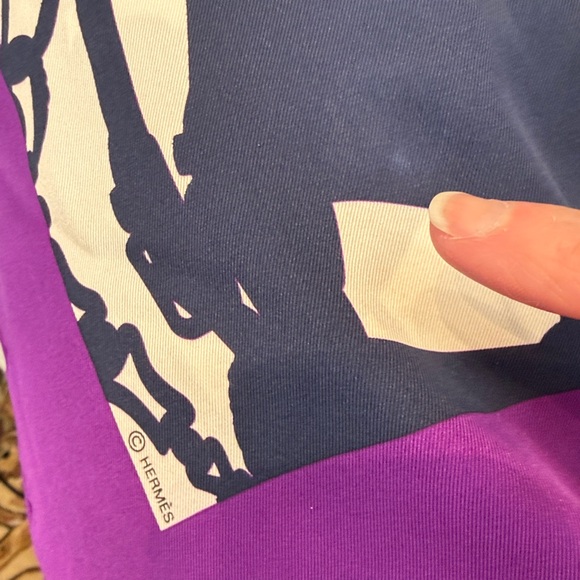 Hermes Brides de Gala En Desordre silk scarf - Picture 17 of 17